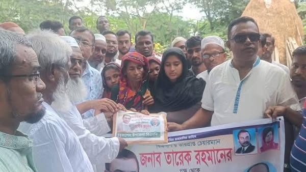 চরফ্যাশনে নিহত মাকসুদু’র পরিবারকে সাবেক এমপি  নাজিম উদ্দিন আলম’র আর্থিক অনুদান প্রদান