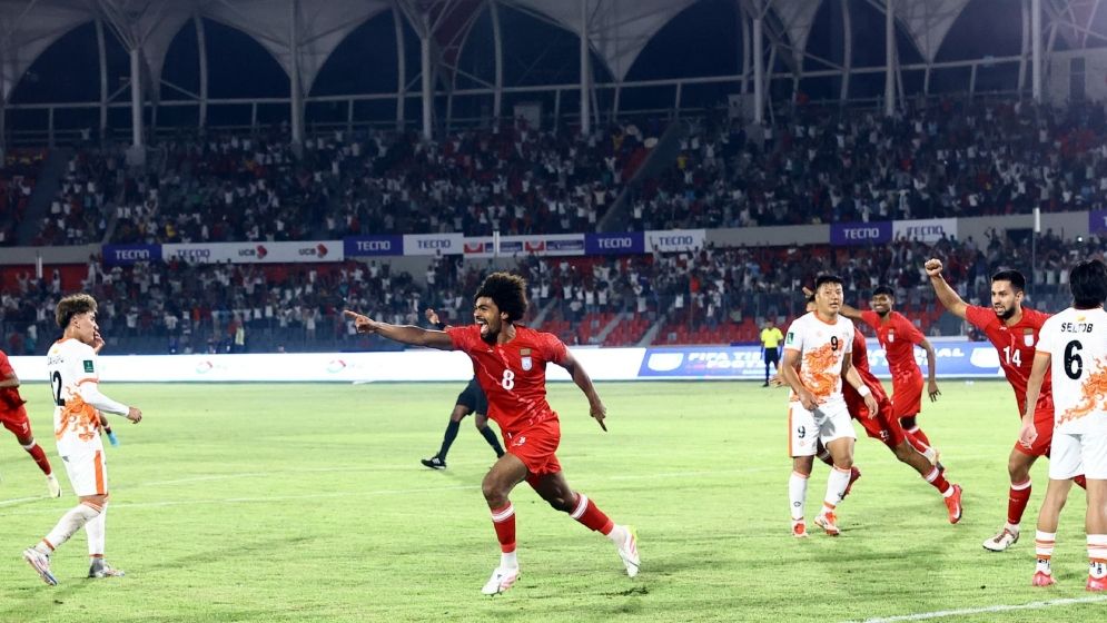 হামজার হেড আর সোহেলের রকেটে সহজ জয় বাংলাদেশের