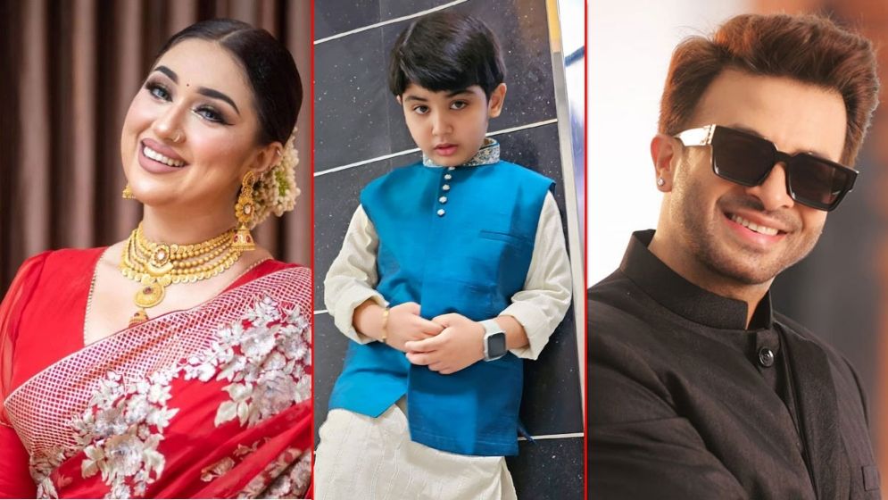 ছেলে জয়কে নিয়ে সিঙ্গাপুরে যাচ্ছেন শাকিব-অপু