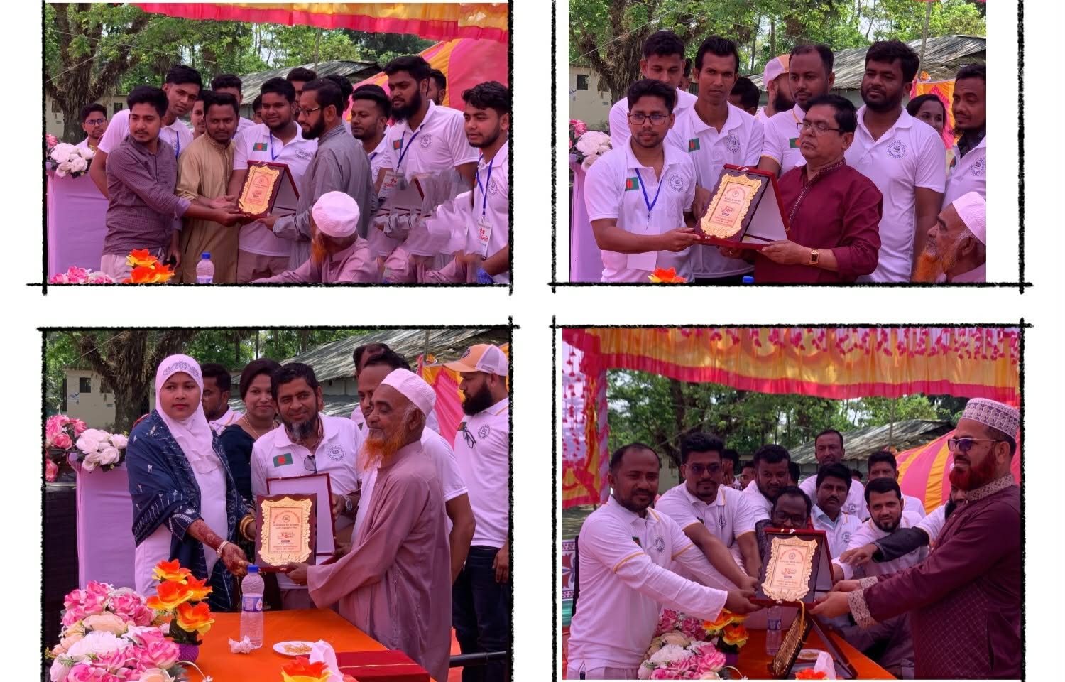 বাউফলে প্রাক্তন শিক্ষার্থীদের ব‍্যতিক্রম আয়োজন