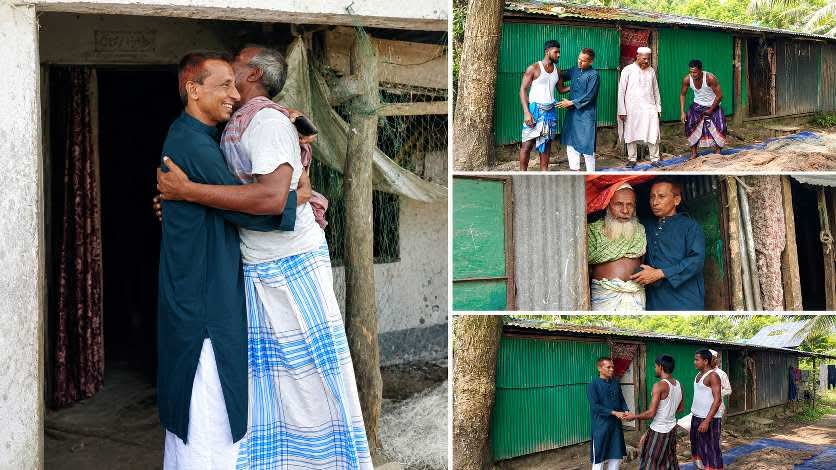 চরফ্যাশনের ঢালচরে চেয়ারম্যান প্রার্থী জসিম পাটওয়ারীর গণসংযোগ